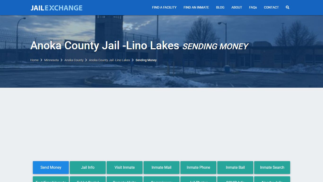 Anoka County Jail -Lino Lakes How to Send Inmate Money ...